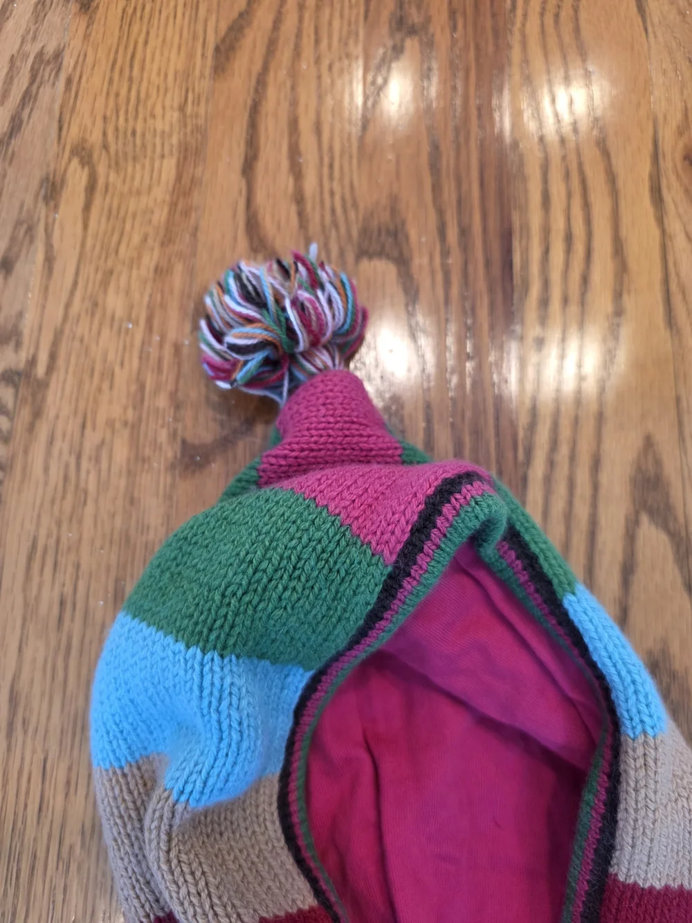 GAP Kids Multicolor Striped Hooded Zip Sweater